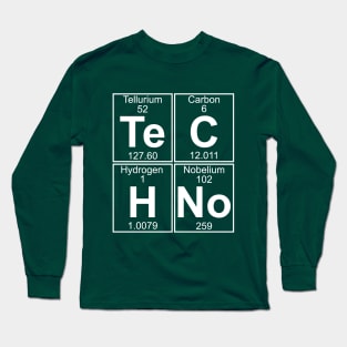 Te-C-H-No (techno) Long Sleeve T-Shirt